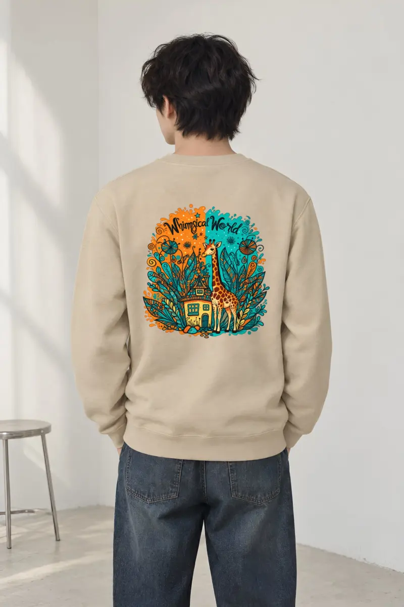 "Whimsical World" Heavy Blend Unisex Crewneck Sweatshirt
