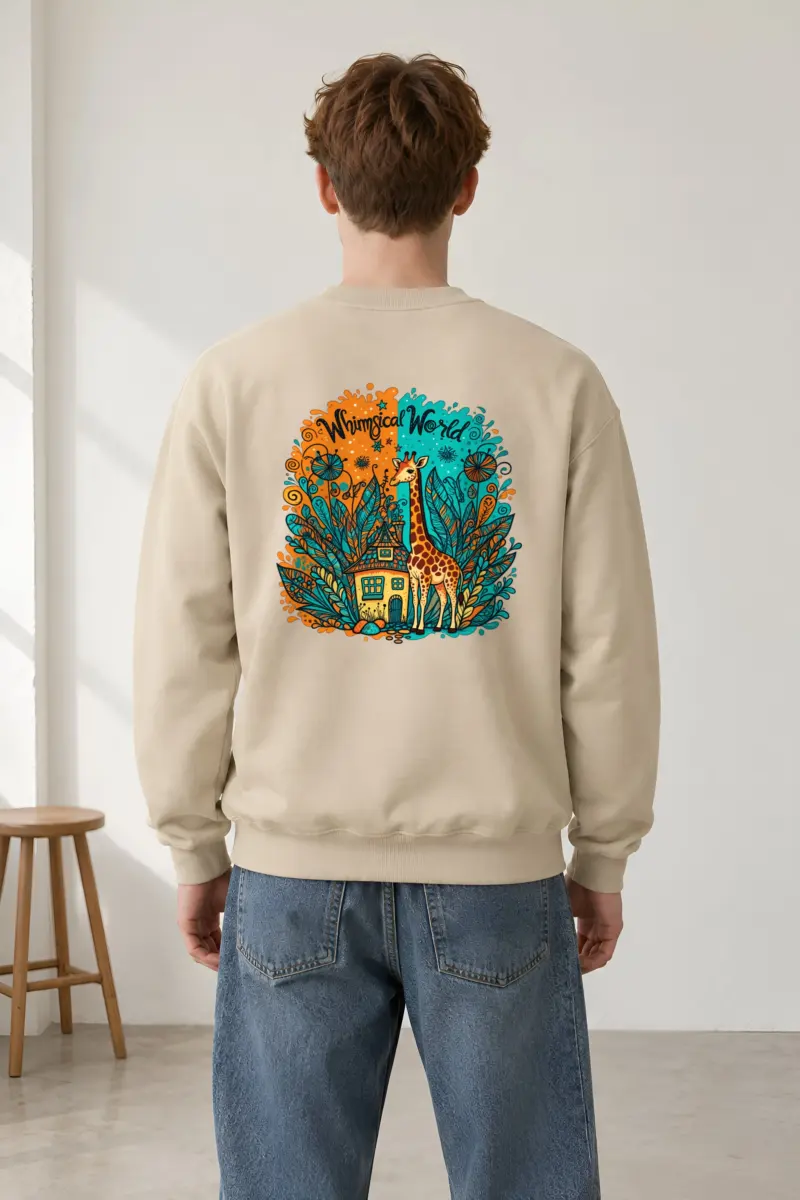 "Whimsical World" Heavy Blend Unisex Crewneck Sweatshirt
