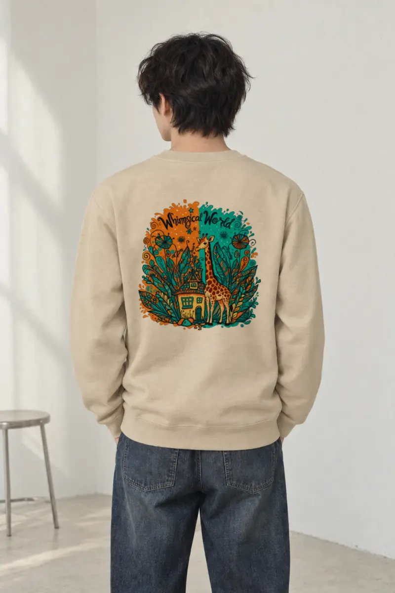 "Whimsical World" Heavy Blend Unisex Crewneck Sweatshirt