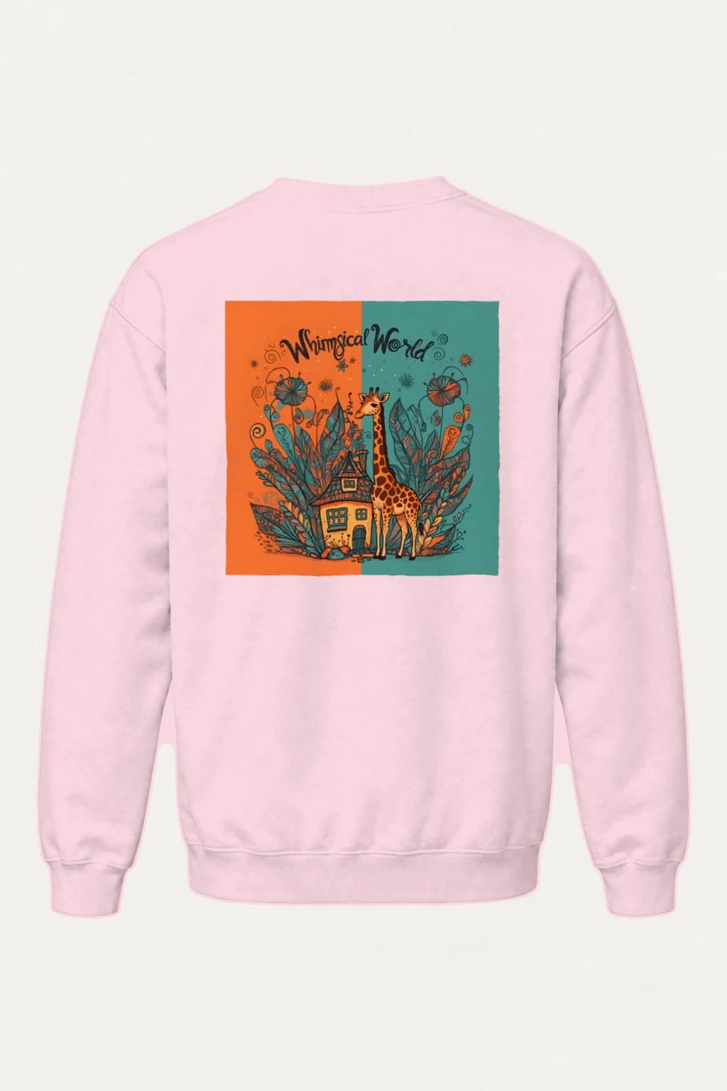 "Whimsical World" Heavy Blend Unisex Crewneck Sweatshirt | Gildan 18000