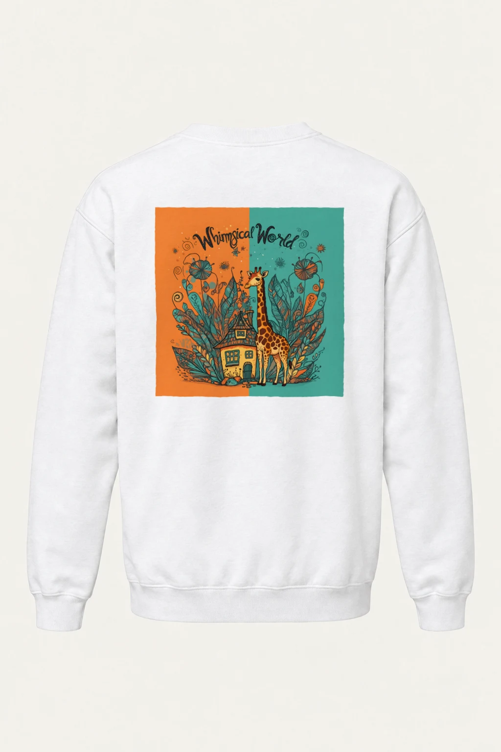 "Whimsical World" Heavy Blend Unisex Crewneck Sweatshirt | Gildan 18000