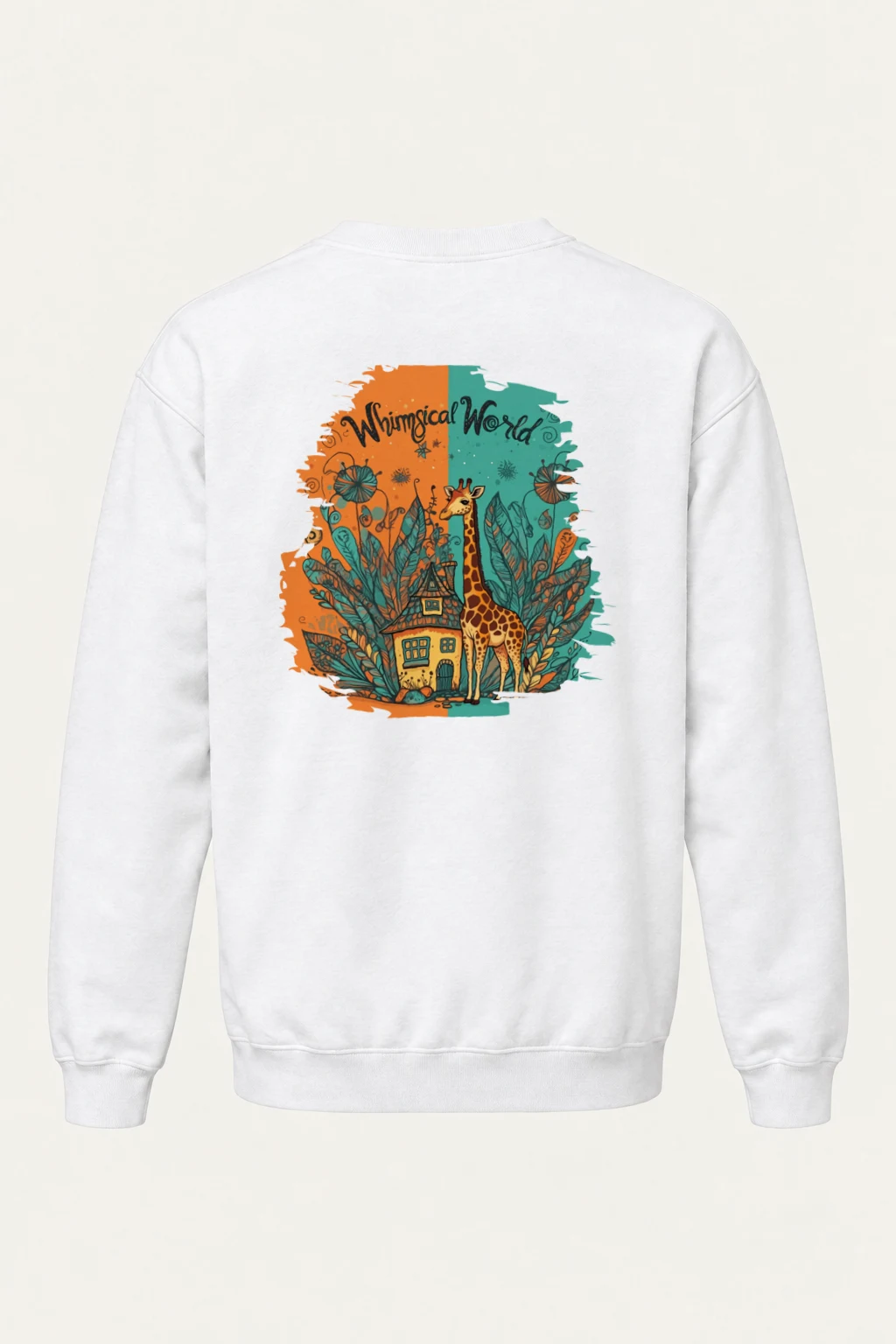 "Whimsical World" Heavy Blend Unisex Crewneck Sweatshirt | Gildan 18000
