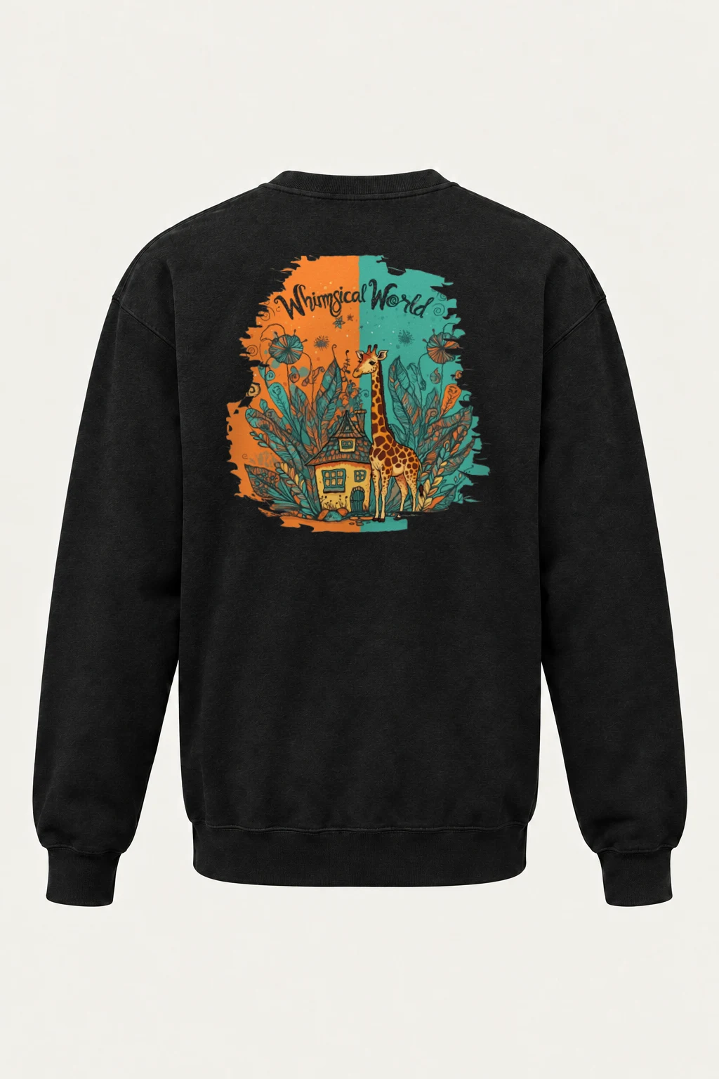"Whimsical World" Heavy Blend Unisex Crewneck Sweatshirt | Gildan 18000