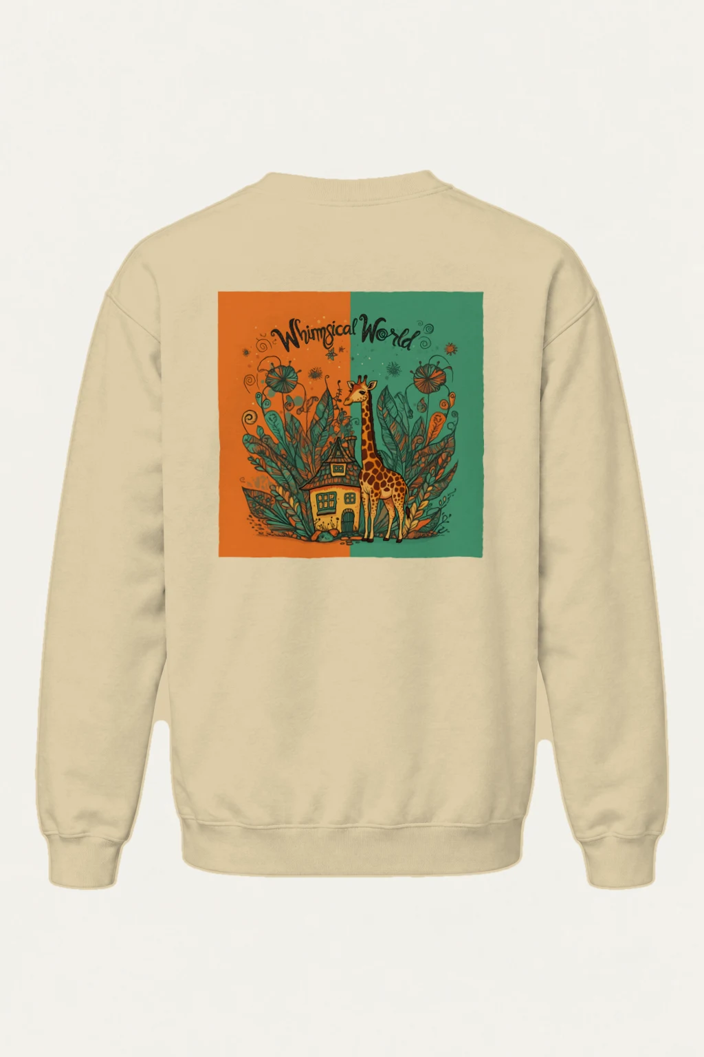 "Whimsical World" Heavy Blend Unisex Crewneck Sweatshirt | Gildan 18000