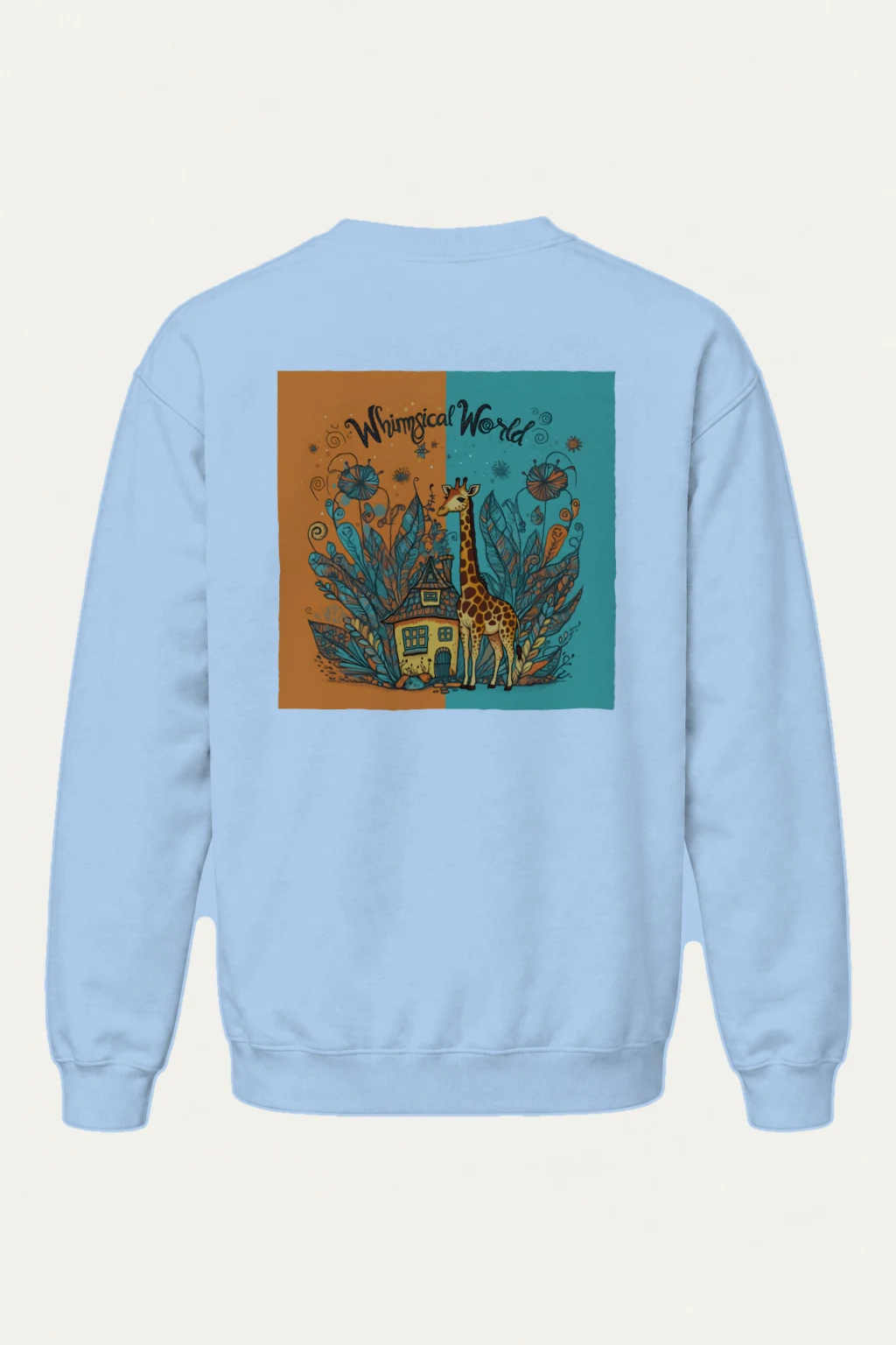 "Whimsical World" Heavy Blend Unisex Crewneck Sweatshirt | Gildan 18000