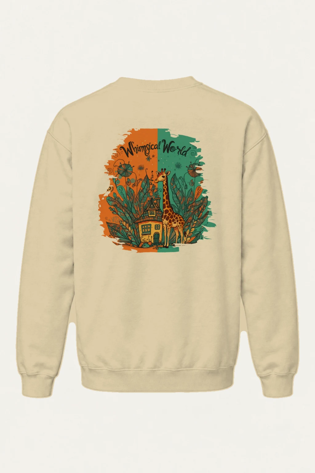 "Whimsical World" Heavy Blend Unisex Crewneck Sweatshirt | Gildan 18000