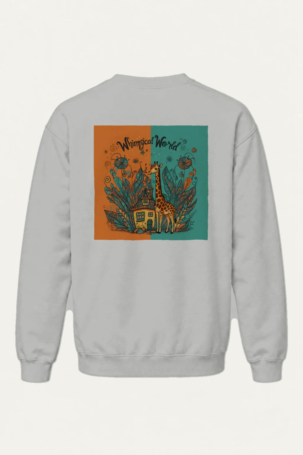 "Whimsical World" Heavy Blend Unisex Crewneck Sweatshirt | Gildan 18000