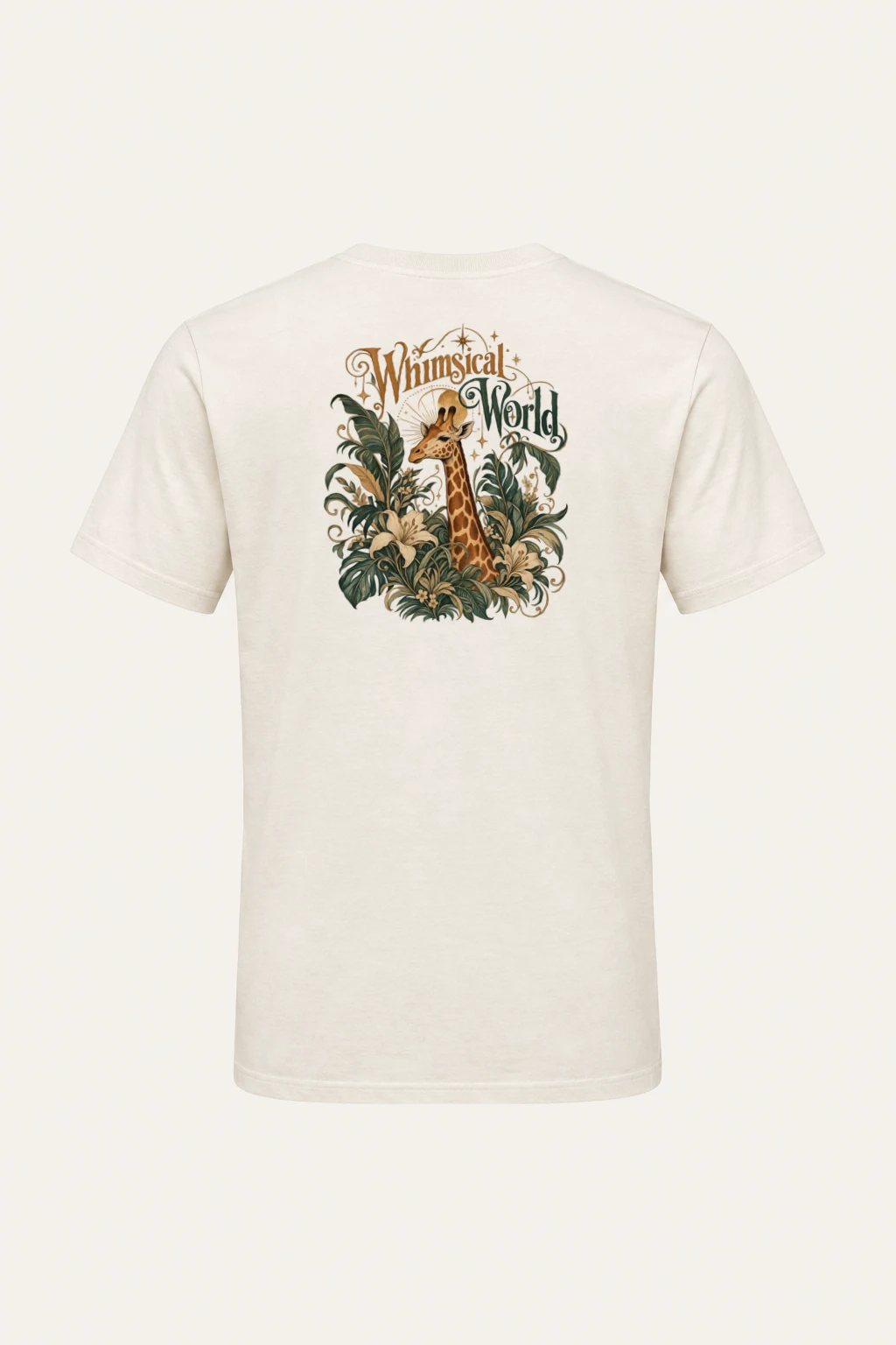 "Whimsical World" Heavyweight Unisex Crewneck T-shirt | Gildan 5000
