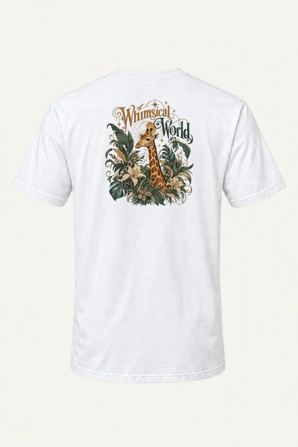 "Whimsical World" Heavyweight Unisex Crewneck T-shirt | Gildan 5000