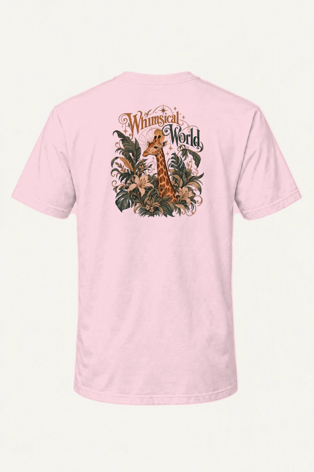 "Whimsical World" Heavyweight Unisex Crewneck T-shirt | Gildan 5000