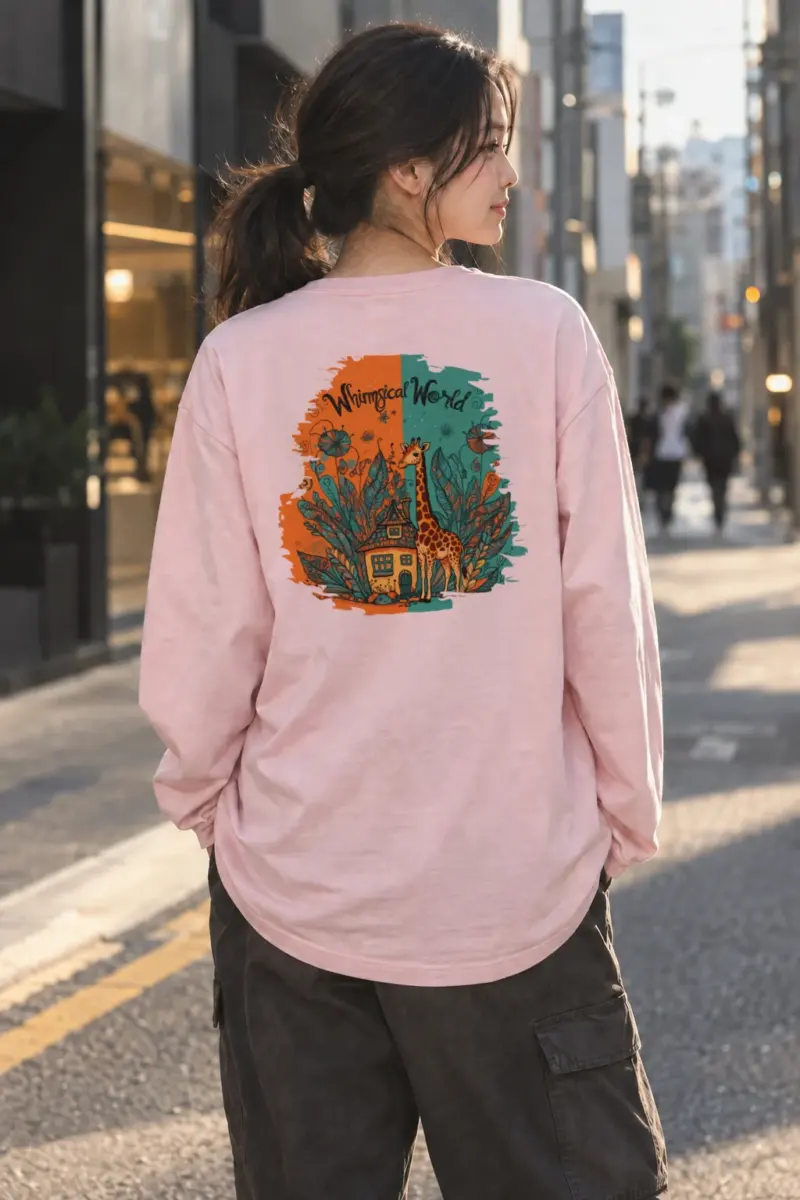 “Whimsical World” Unisex Longsleeve T-shirt | Gildan 2400
