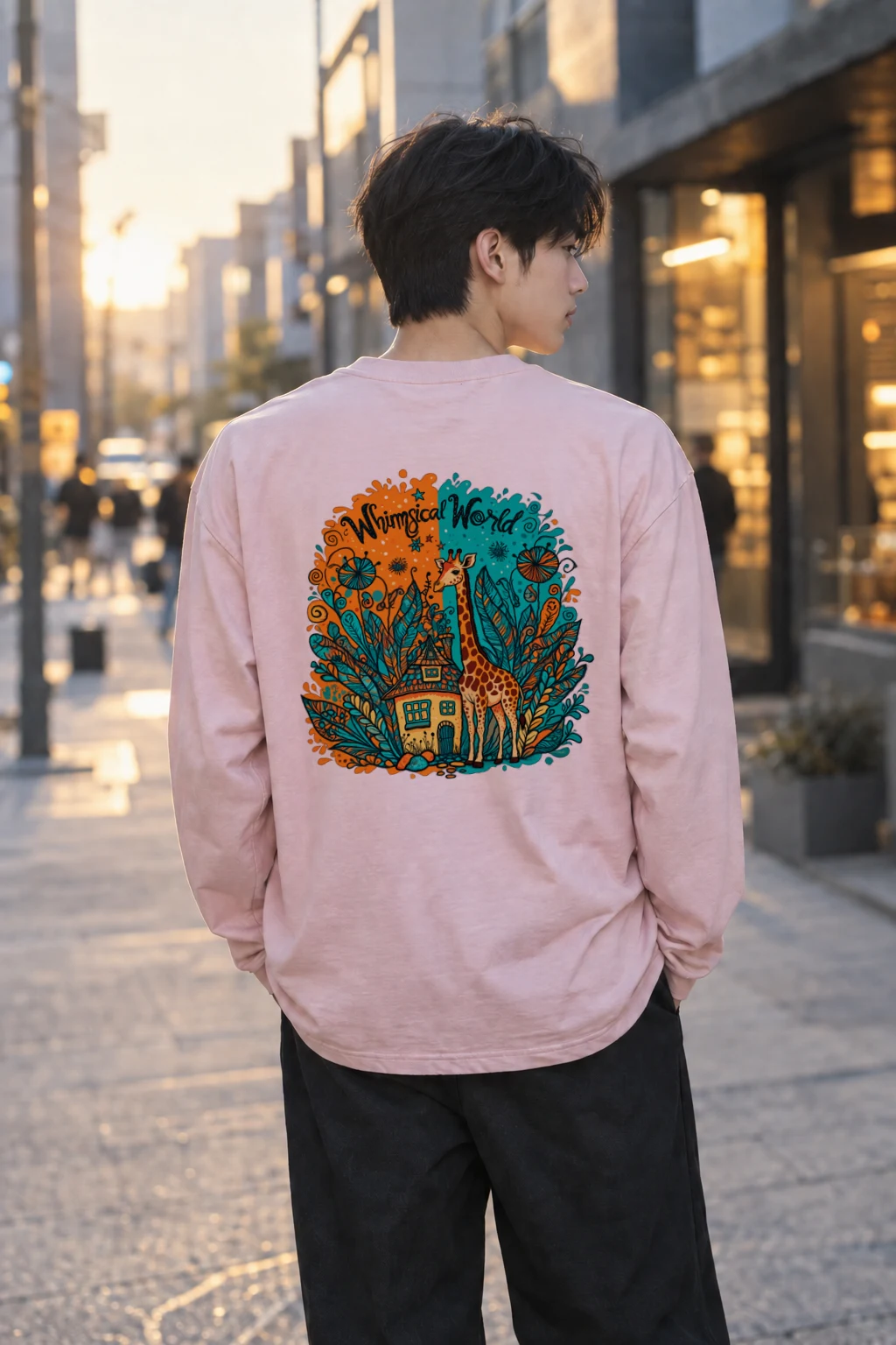 "Whimsical World" Unisex Longsleeve T-shirt | Gildan 2400