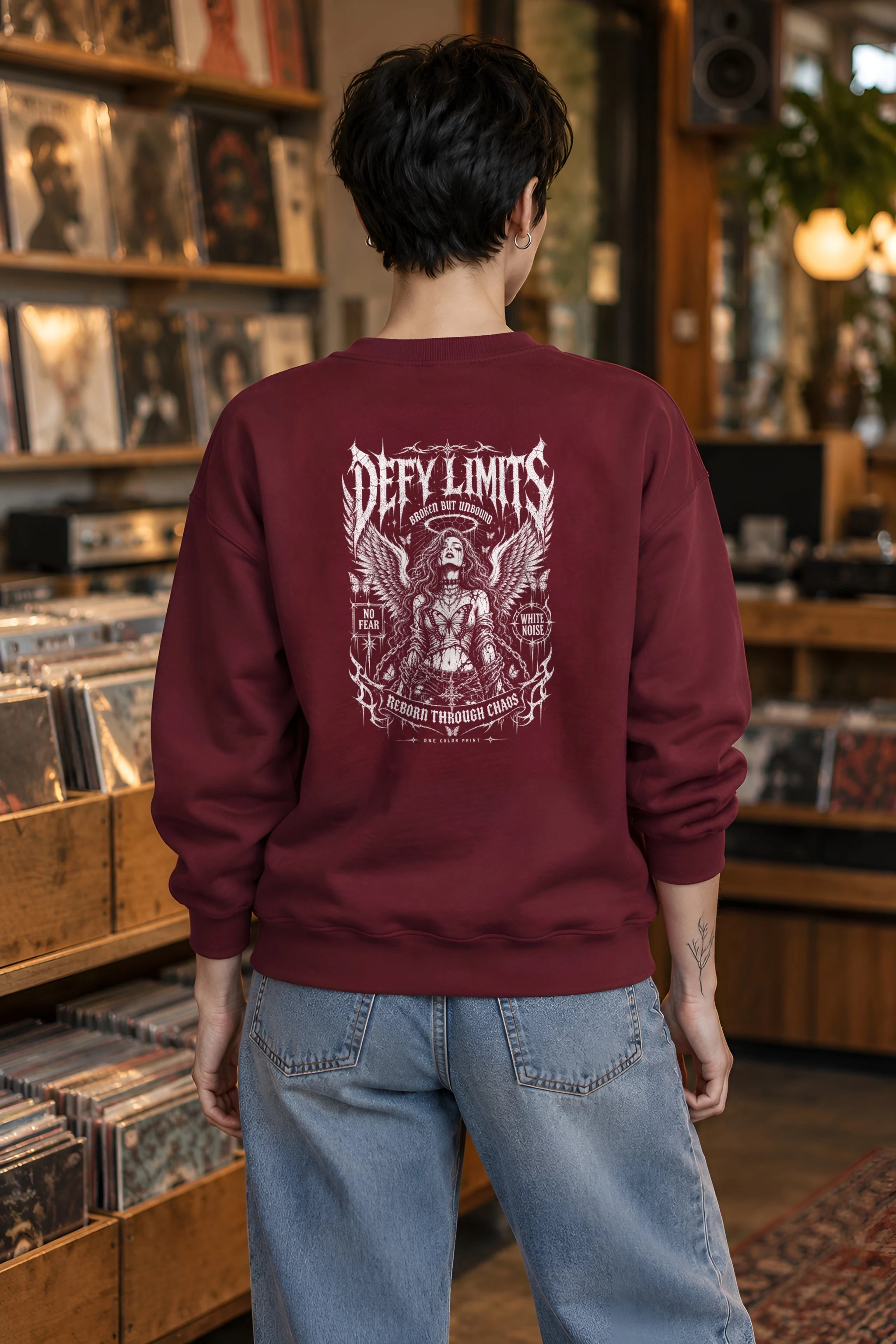 "White Noise Reborn" 1 Crewneck Sweatshirt