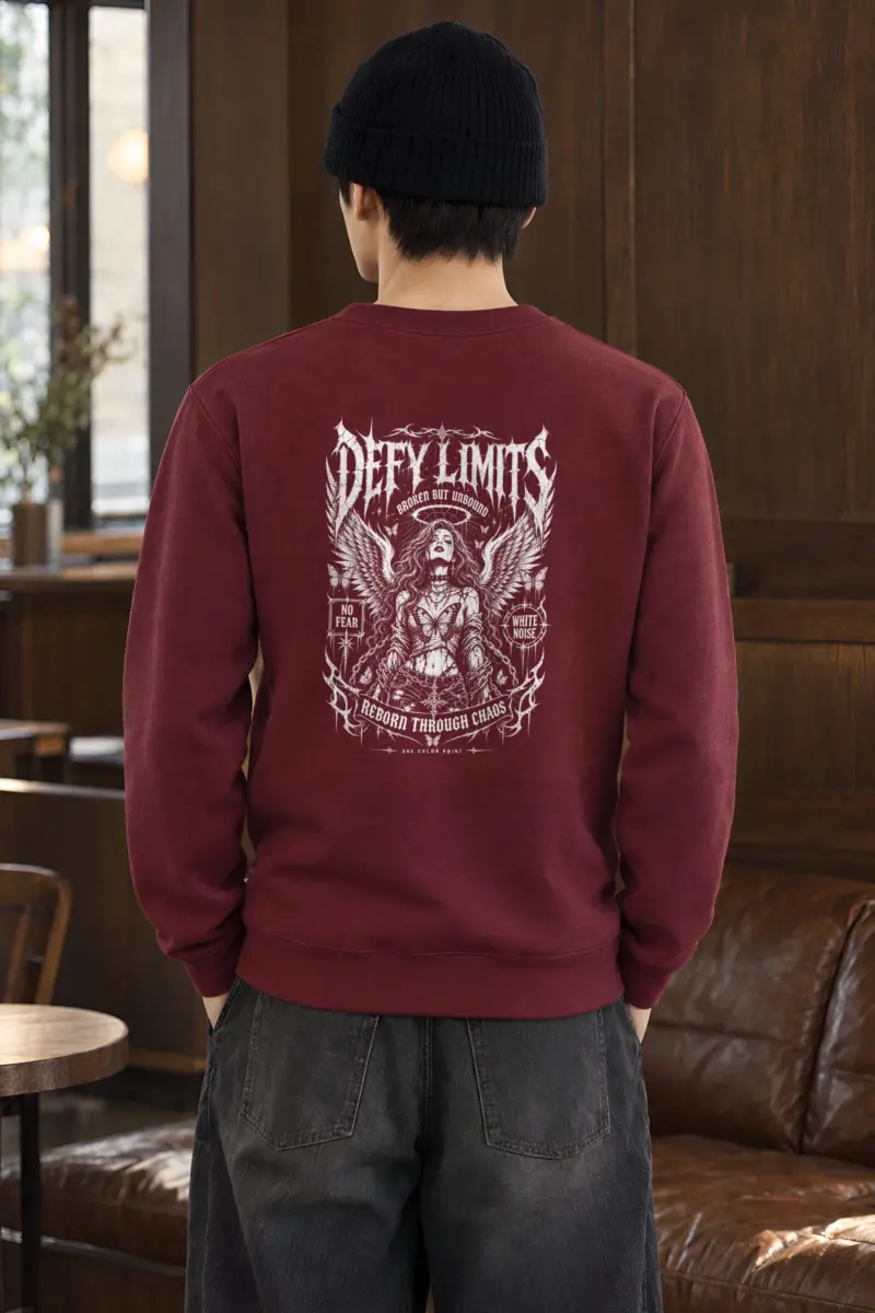 "White Noise Reborn" Heavy Blend Unisex Crewneck Sweatshirt