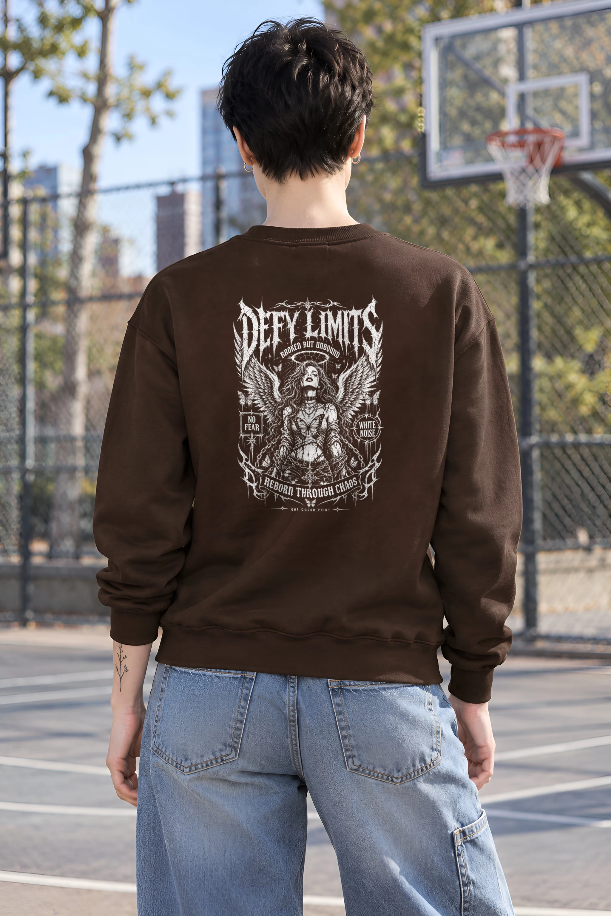 "White Noise Reborn" 1 Crewneck Sweatshirt