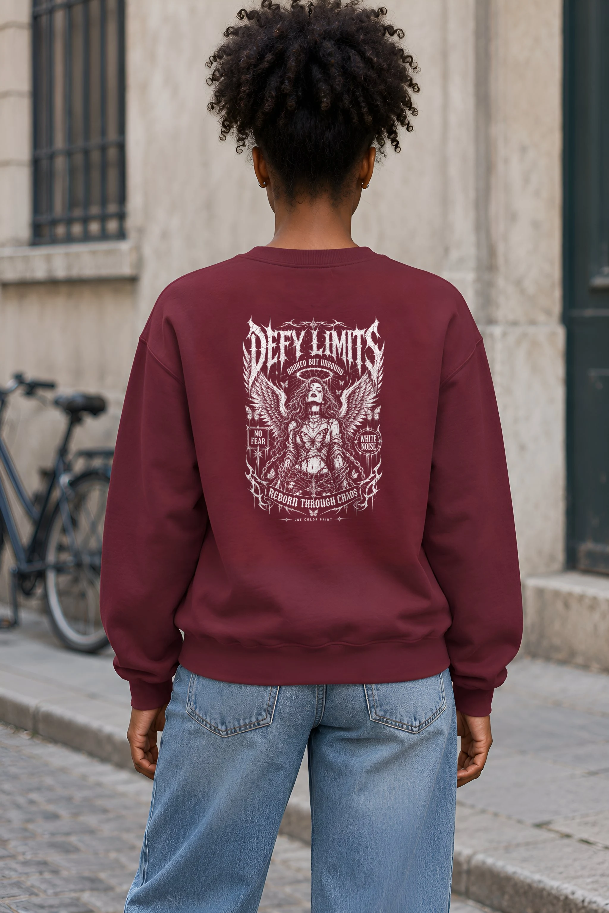 "White Noise Reborn" 1 Crewneck Sweatshirt