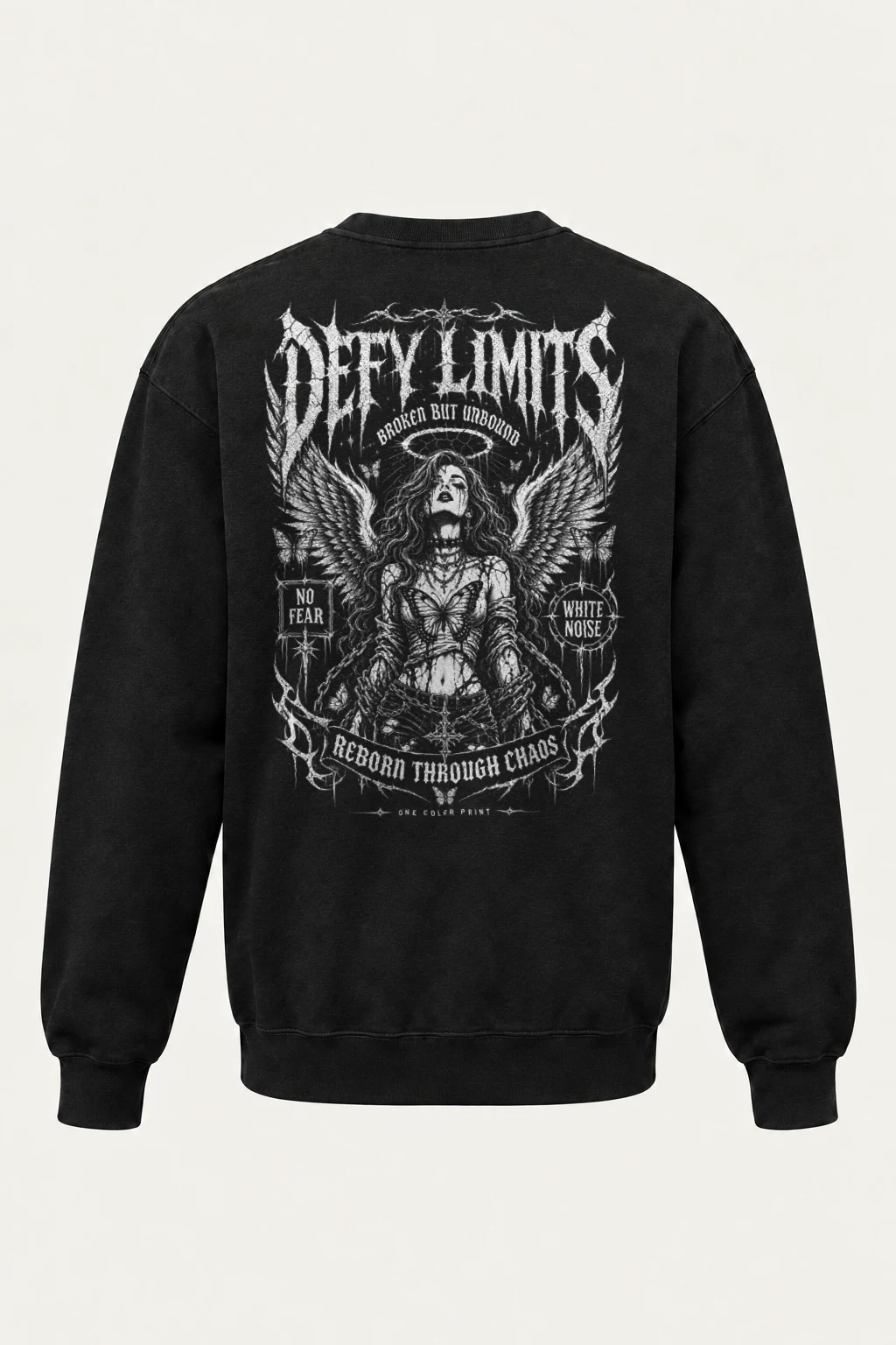 "White Noise Reborn" Heavy Blend Unisex Crewneck Sweatshirt | Gildan 18000