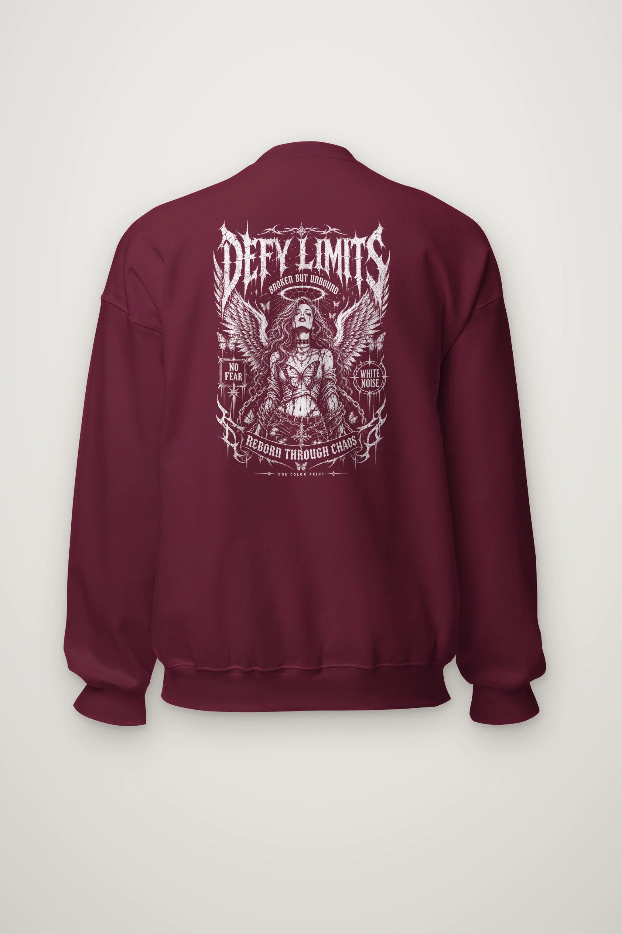 "White Noise Reborn" Heavy Blend Unisex Crewneck Sweatshirt