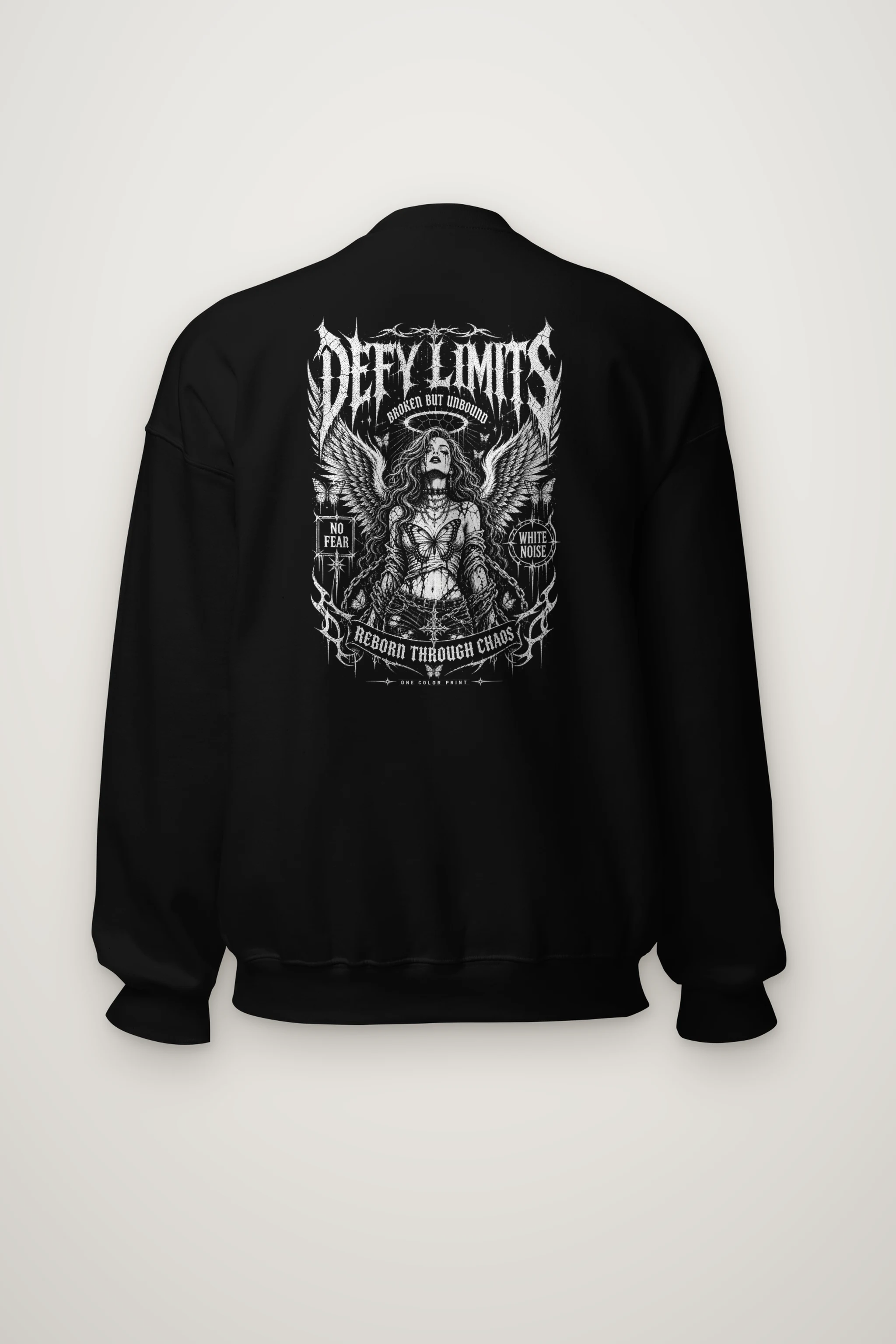 "White Noise Reborn" Heavy Blend Unisex Crewneck Sweatshirt