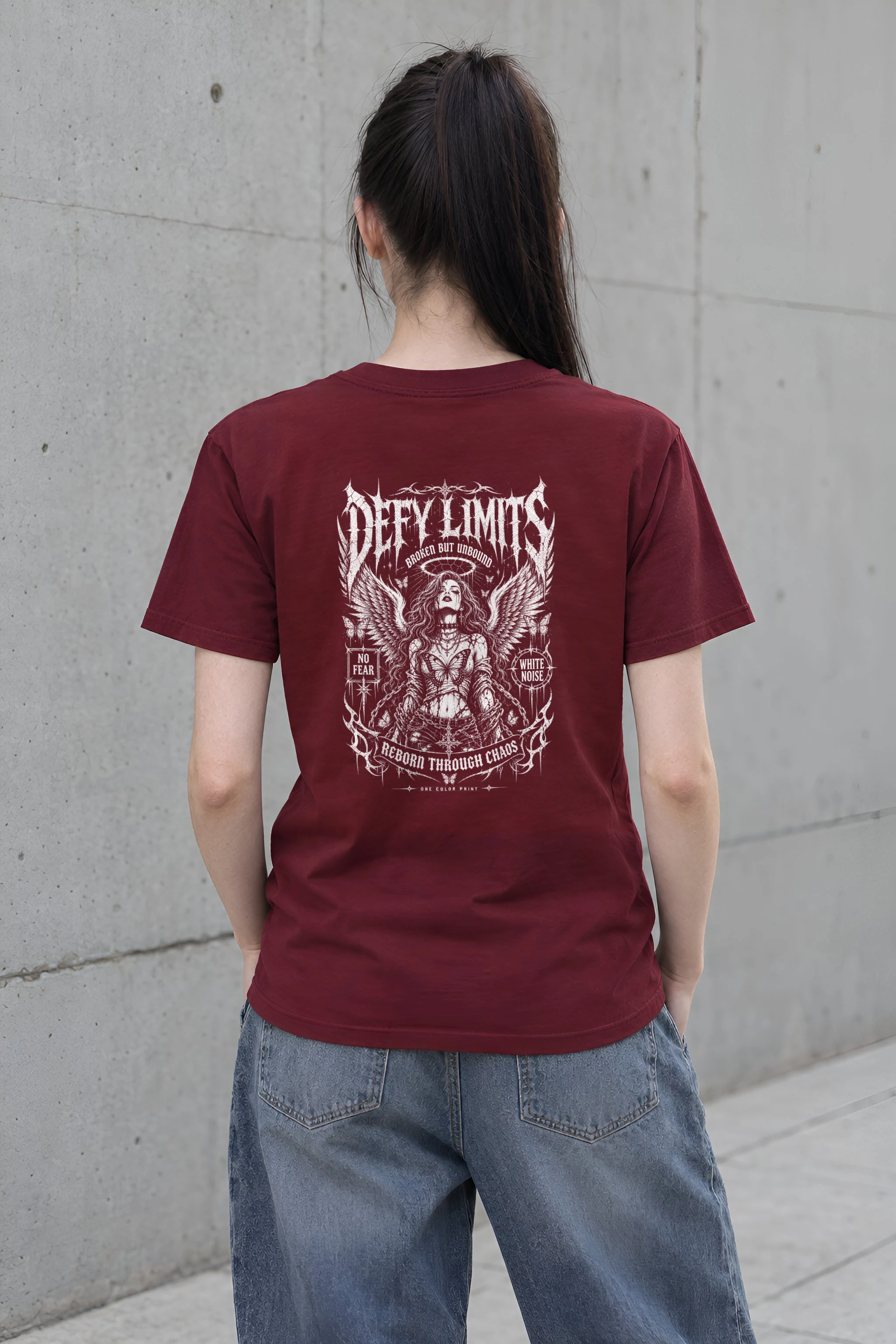 "White Noise Reborn" Heavyweight Unisex Crewneck T-shirt