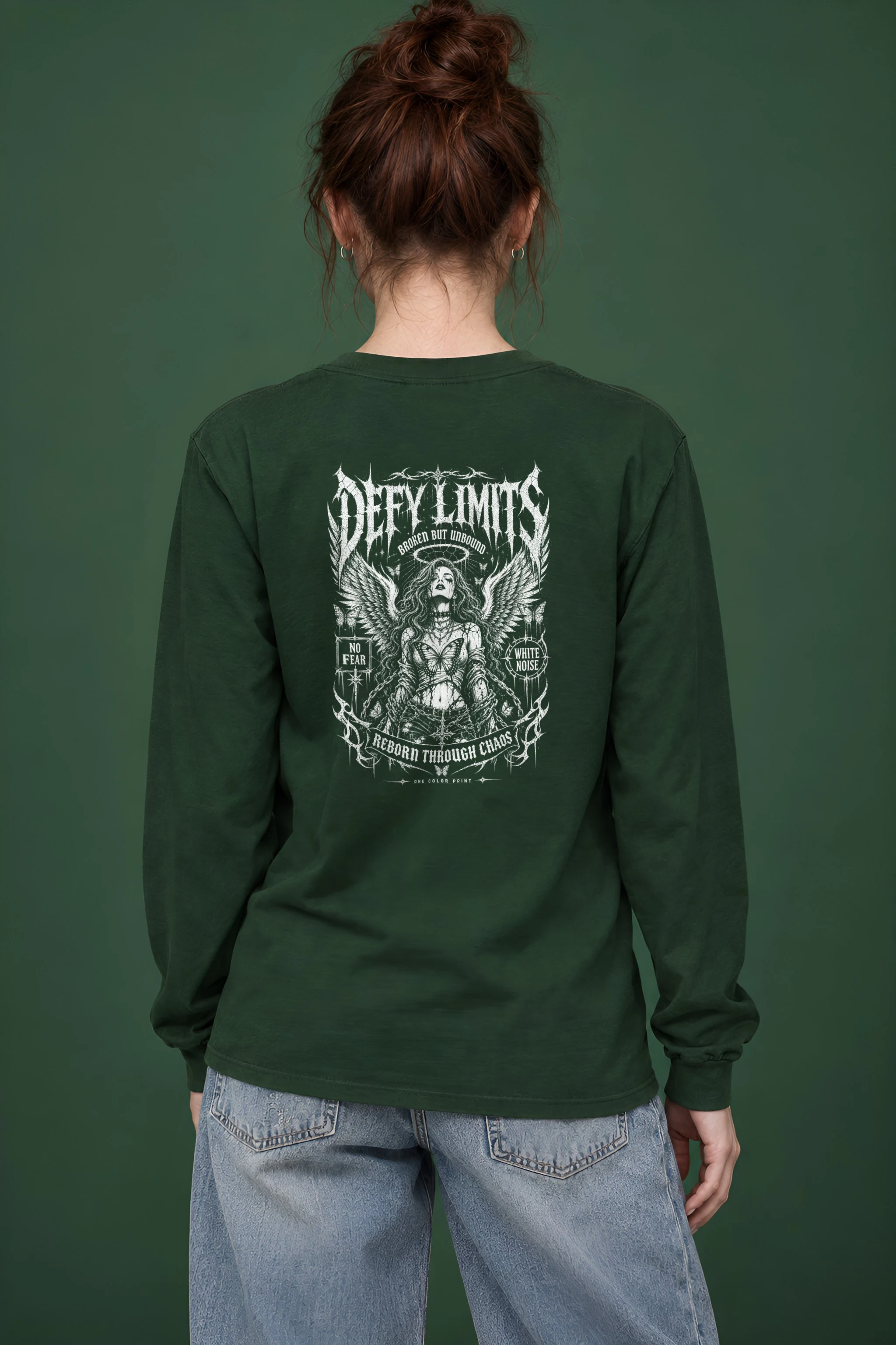 "White Noise Reborn" Unisex Longsleeve T-shirt