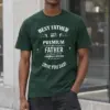 "Best Father Forever" Heavyweight Unisex Crewneck T-shirt | Gildan 5000