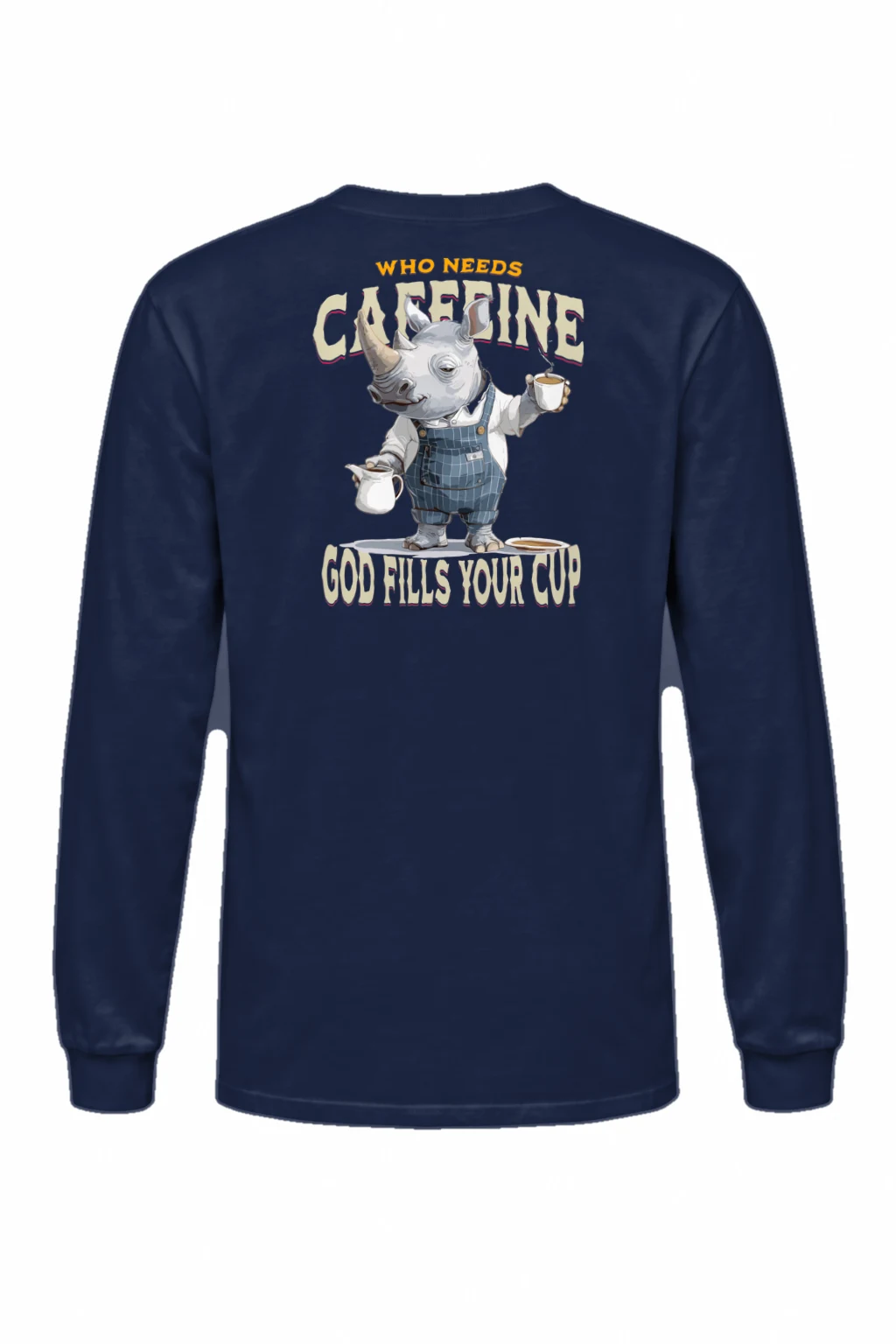 "Who Needs Caffeine" Unisex Longsleeve T-shirt | Gildan 2400