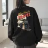 "Who Needs Travel" Heavy Blend Unisex Crewneck Sweatshirt | Gildan 18000
