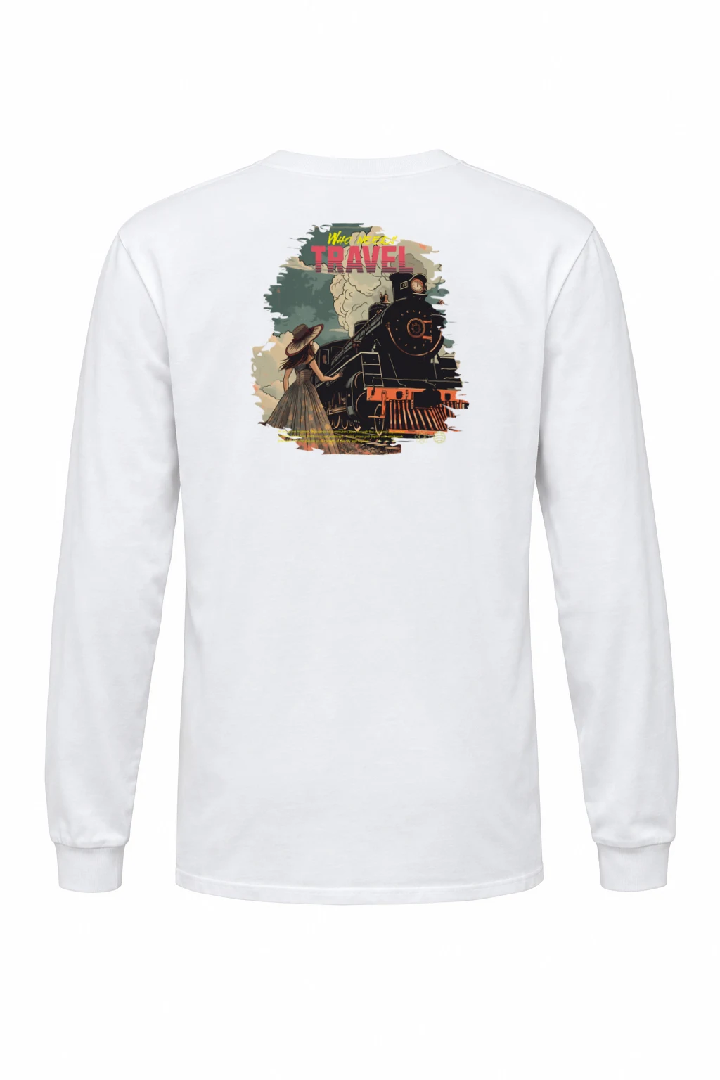"Who Needs Travel" Unisex Longsleeve T-shirt | Gildan 2400