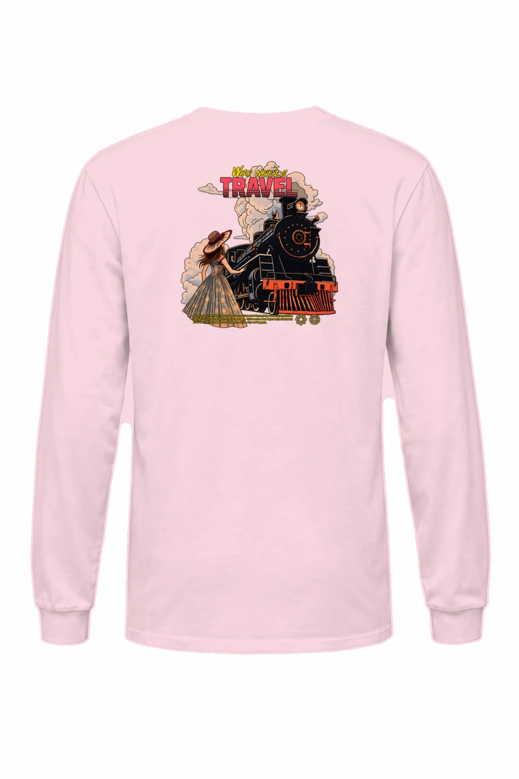 "Who Needs Travel" Unisex Longsleeve T-shirt | Gildan 2400
