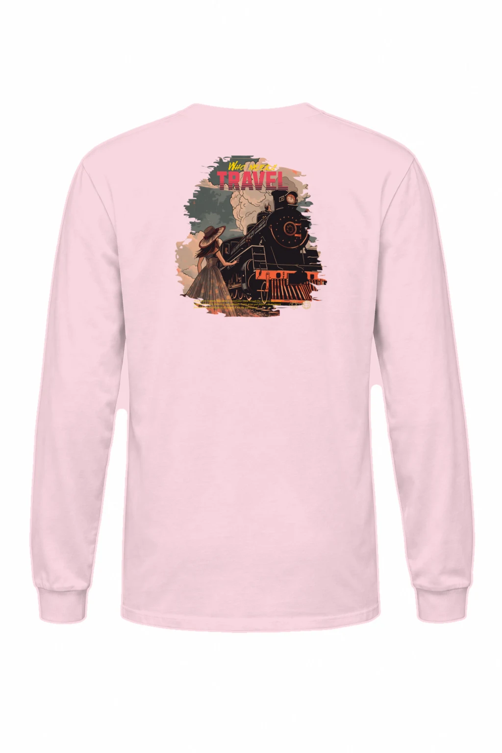 "Who Needs Travel" Unisex Longsleeve T-shirt | Gildan 2400
