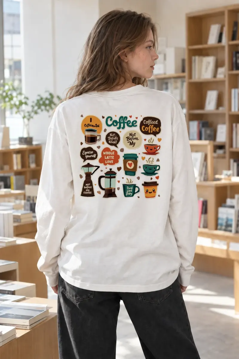 “Whole Latte Love” Unisex Longsleeve T-shirt | Gildan 2400