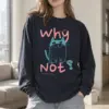 "Why Noy Cat" Unisex Longsleeve T-shirt | Gildan 2400