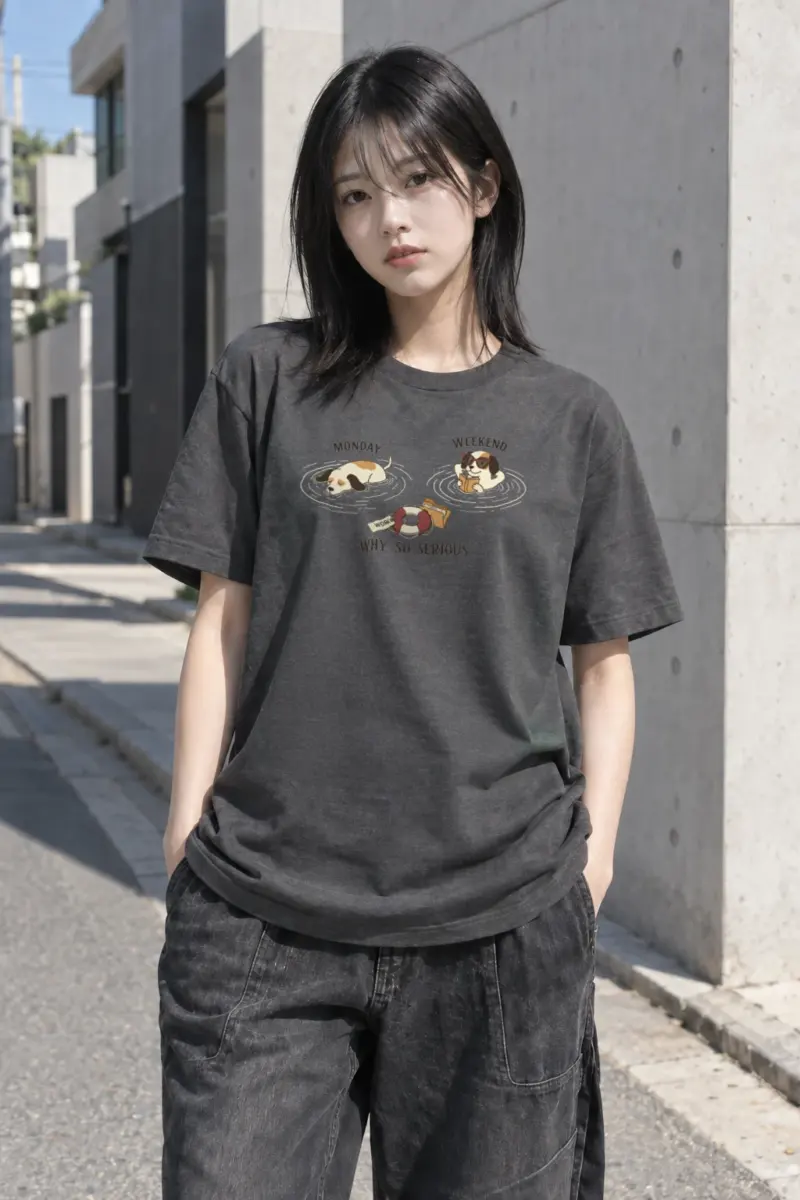 “Why So Serious” Heavyweight Unisex Crewneck T-shirt | Gildan 5000