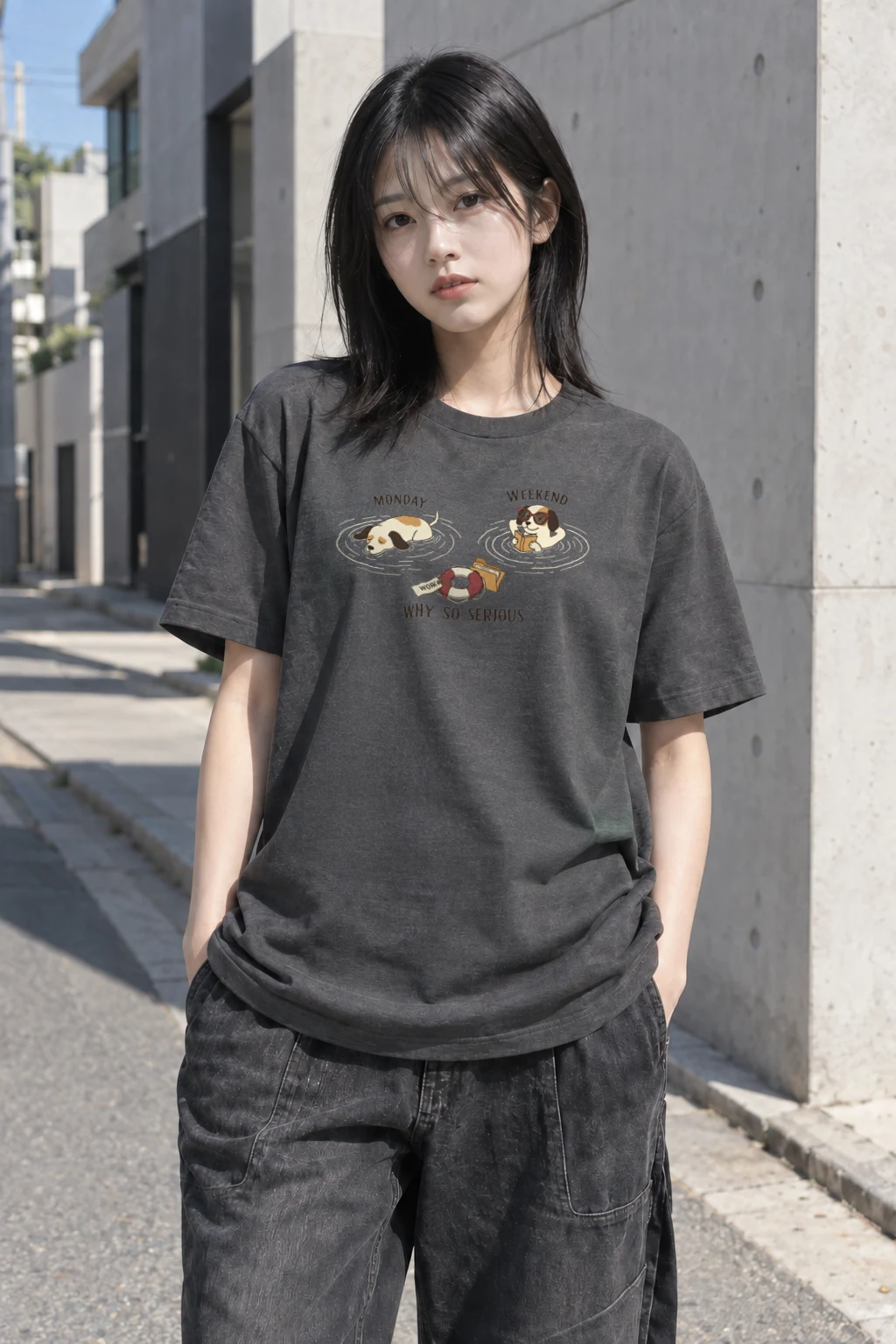 "Why So Serious" Heavyweight Unisex Crewneck T-shirt | Gildan 5000