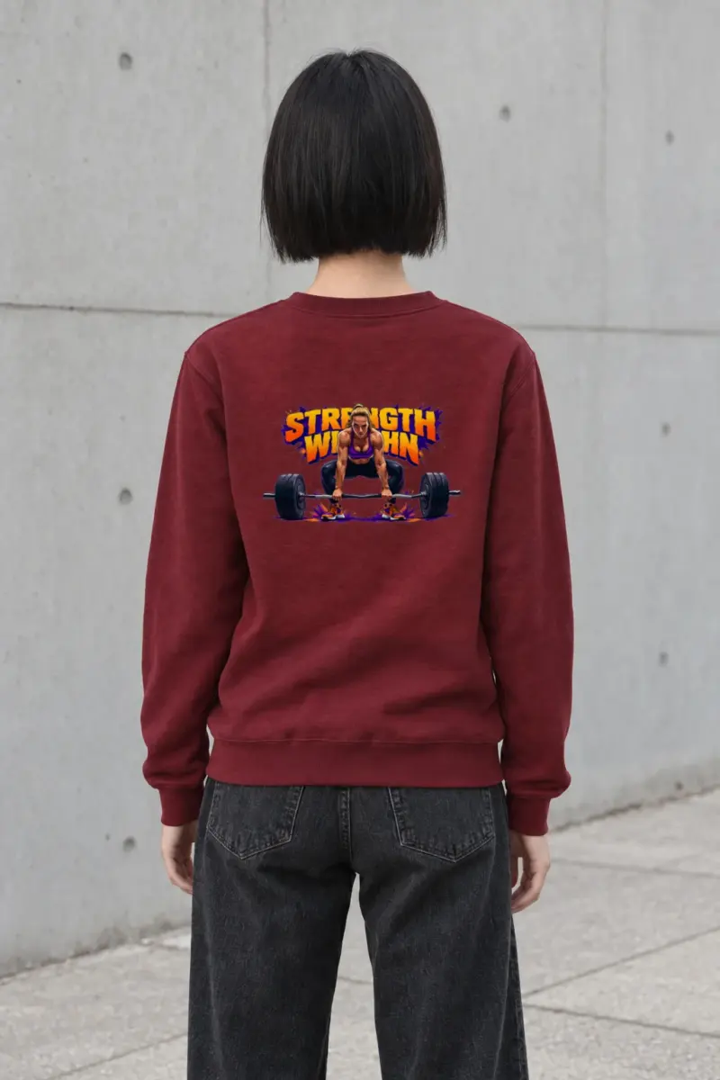 "Wide Stance Lifter" Heavy Blend Unisex Crewneck Sweatshirt