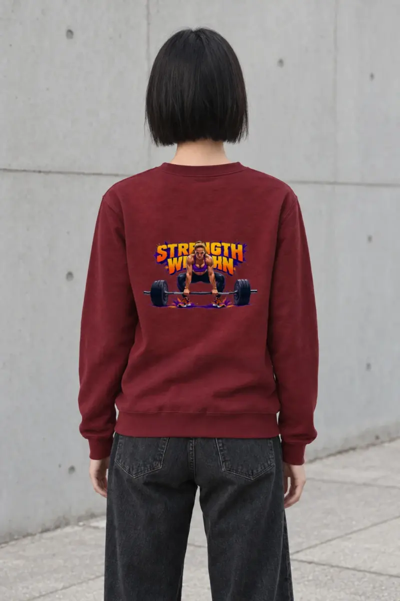 "Wide Stance Lifter" Heavy Blend Unisex Crewneck Sweatshirt