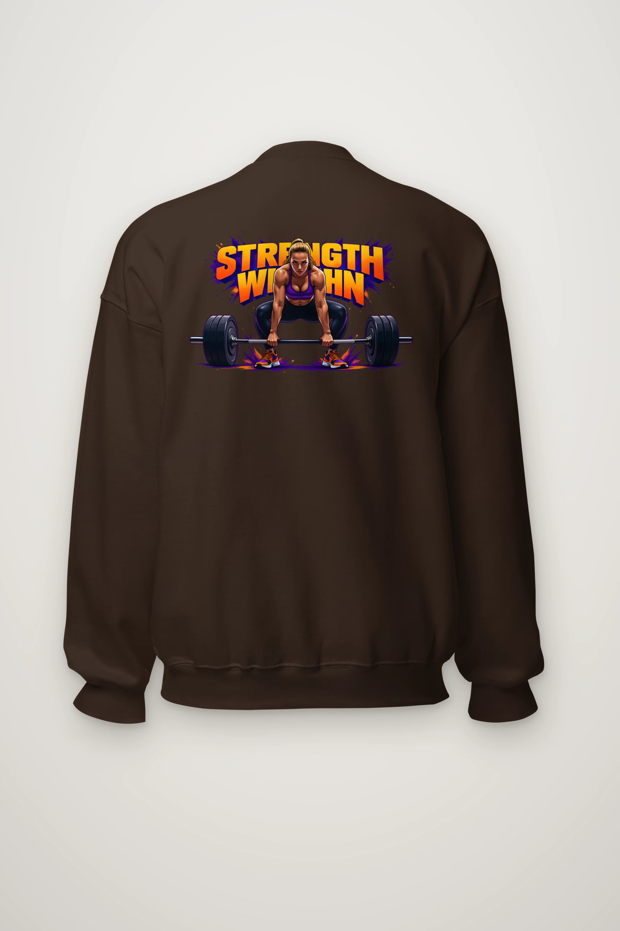 "Wide Stance Lifter" Heavy Blend Unisex Crewneck Sweatshirt