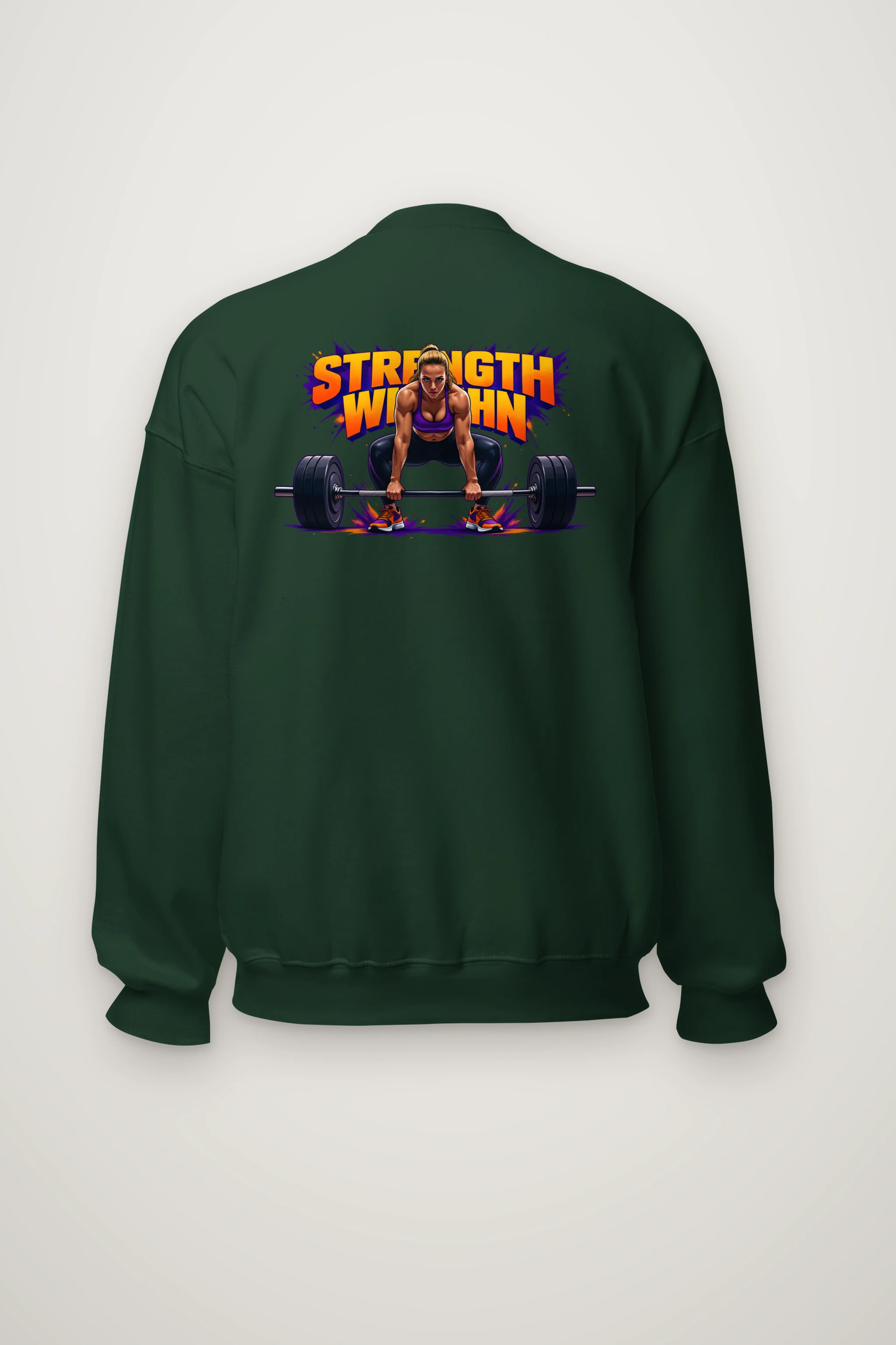 "Wide Stance Lifter" Heavy Blend Unisex Crewneck Sweatshirt