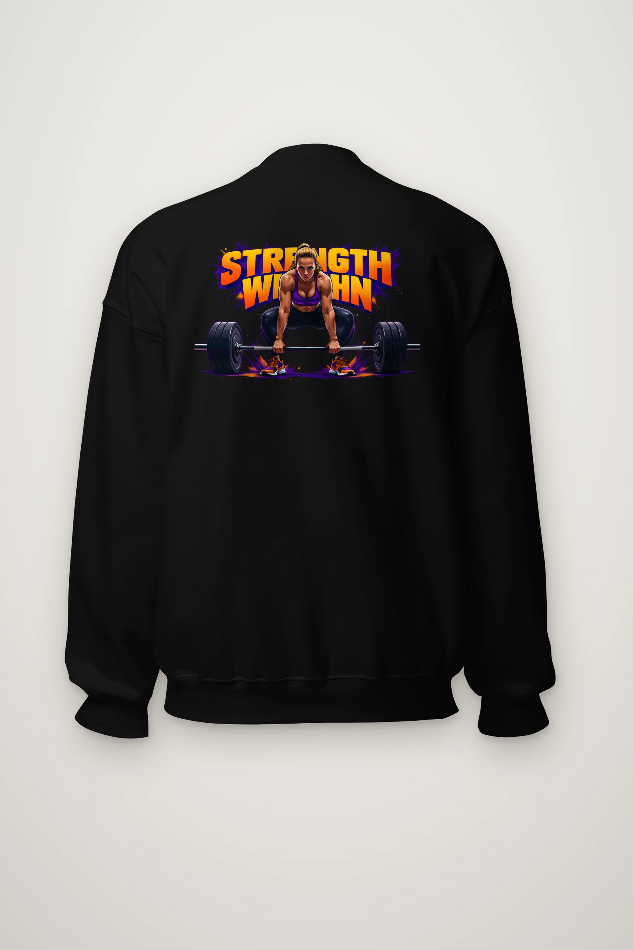 "Wide Stance Lifter" Heavy Blend Unisex Crewneck Sweatshirt