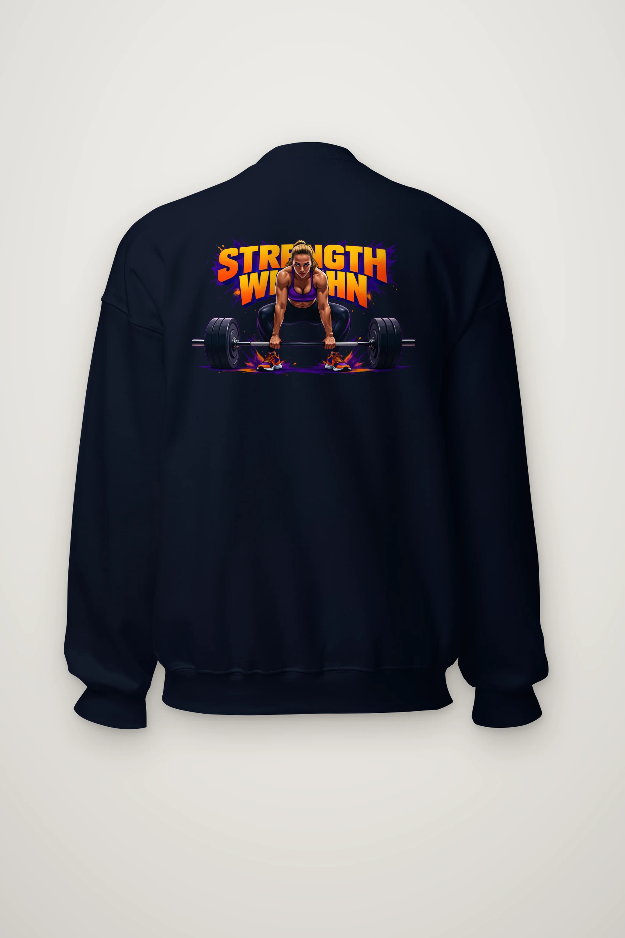 "Wide Stance Lifter" Heavy Blend Unisex Crewneck Sweatshirt