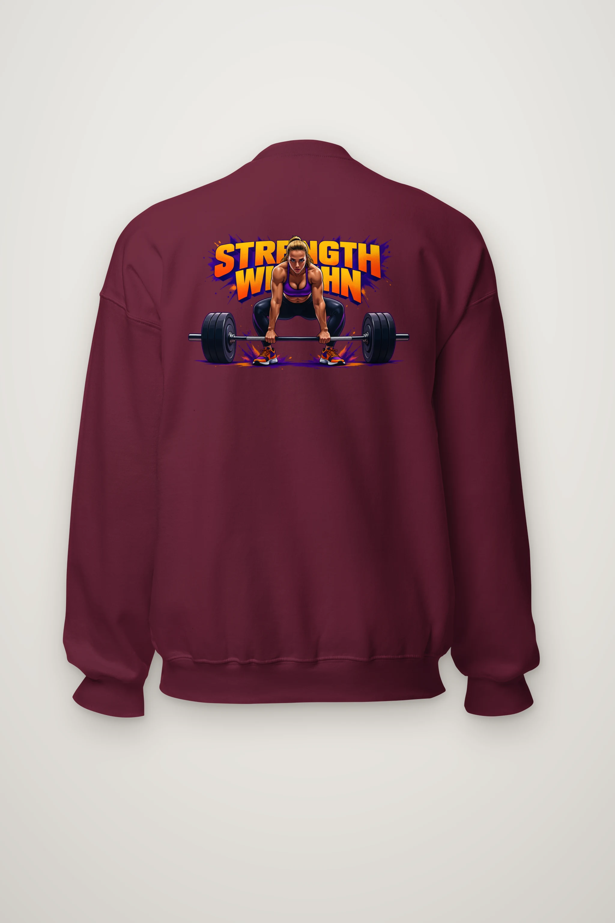 "Wide Stance Lifter" Heavy Blend Unisex Crewneck Sweatshirt