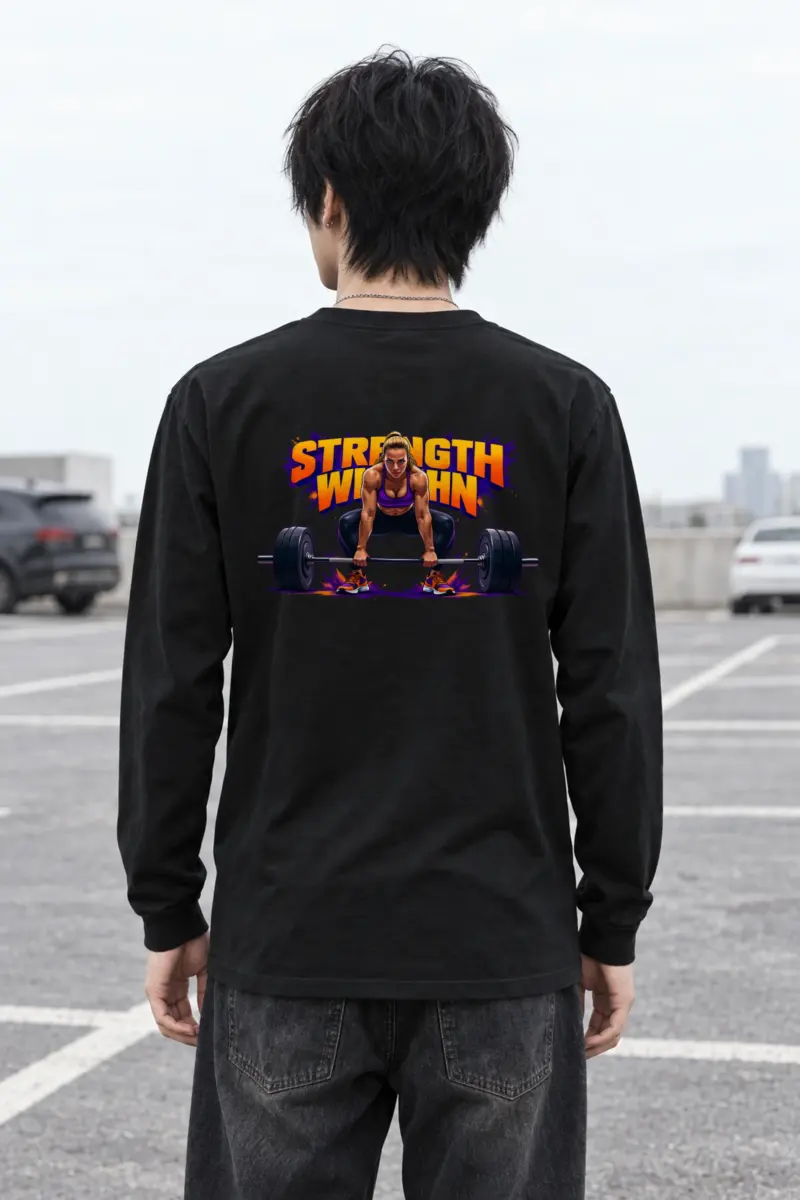 "Wide Stance Lifter" Unisex Longsleeve T-shirt