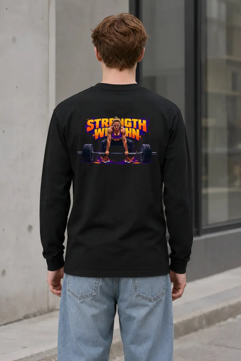 "Wide Stance Lifter" Unisex Longsleeve T-shirt