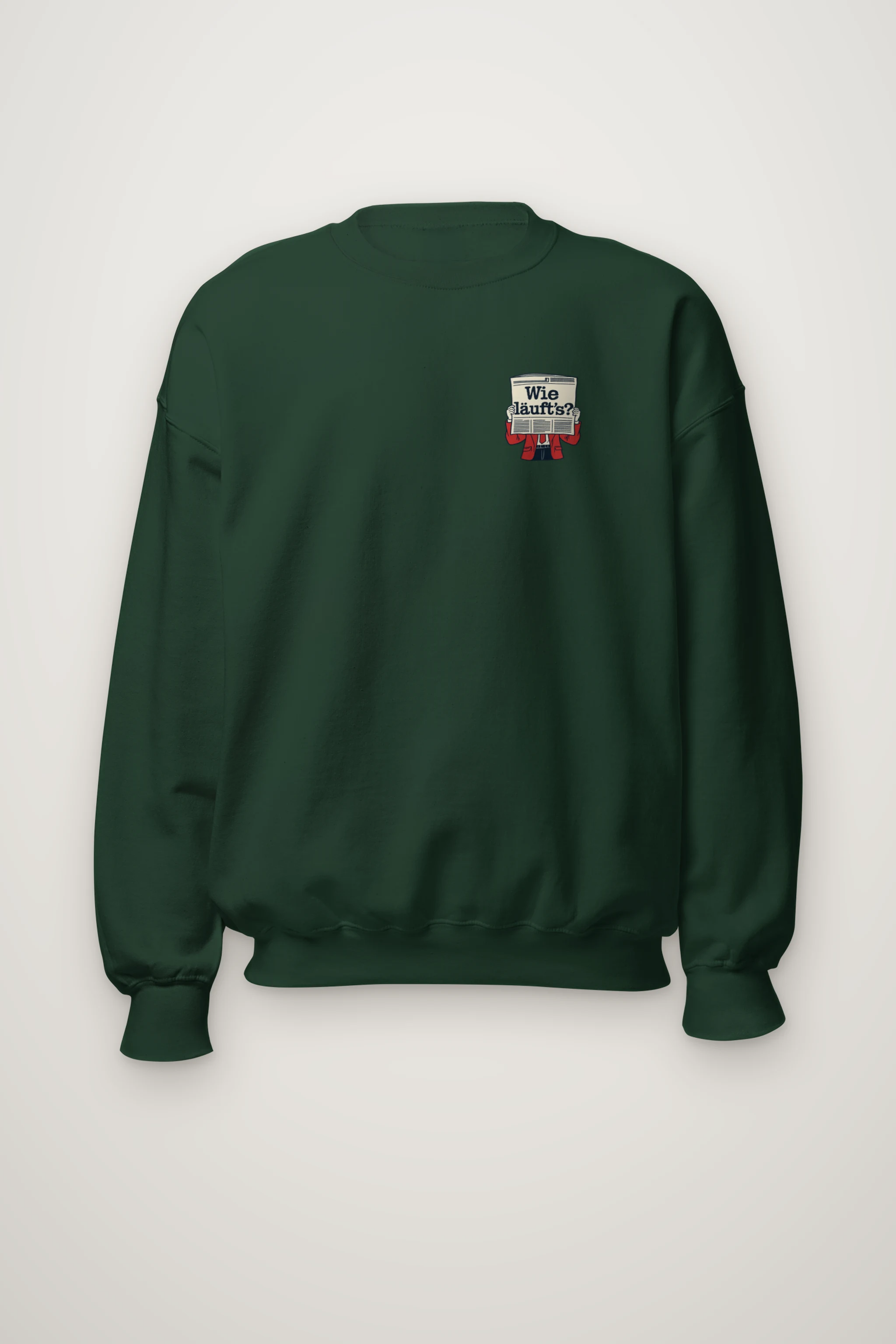 "Wie Läuft’s Subway" Heavy Blend Unisex Crewneck Sweatshirt