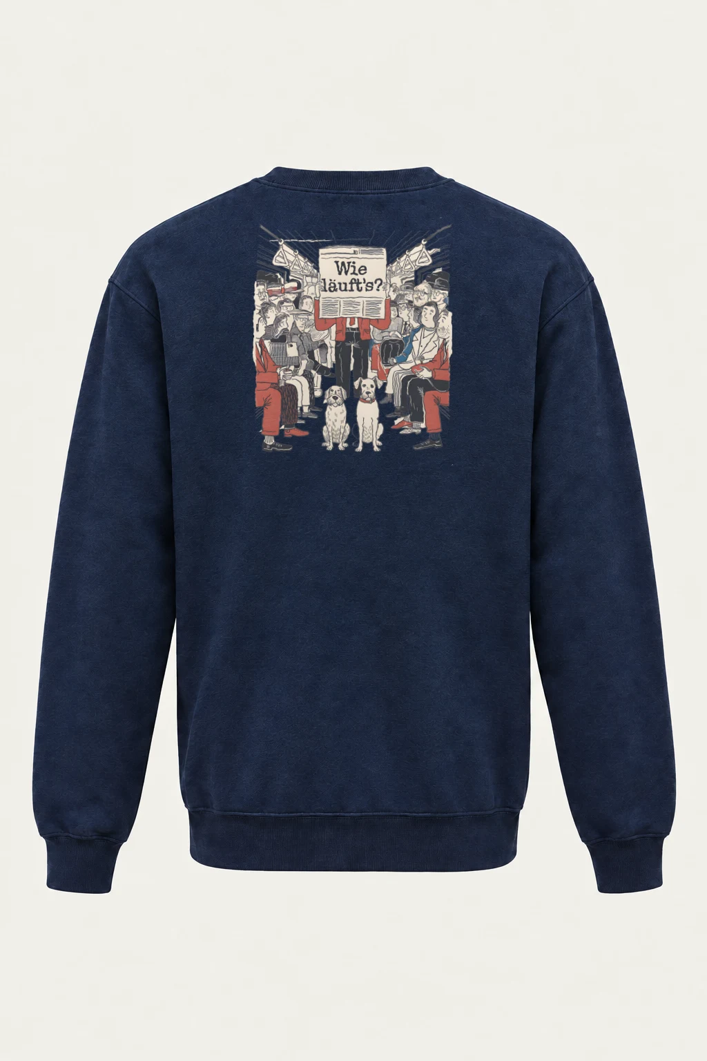 "Wie Läuft’s Subway" Heavy Blend Unisex Crewneck Sweatshirt | Gildan 18000