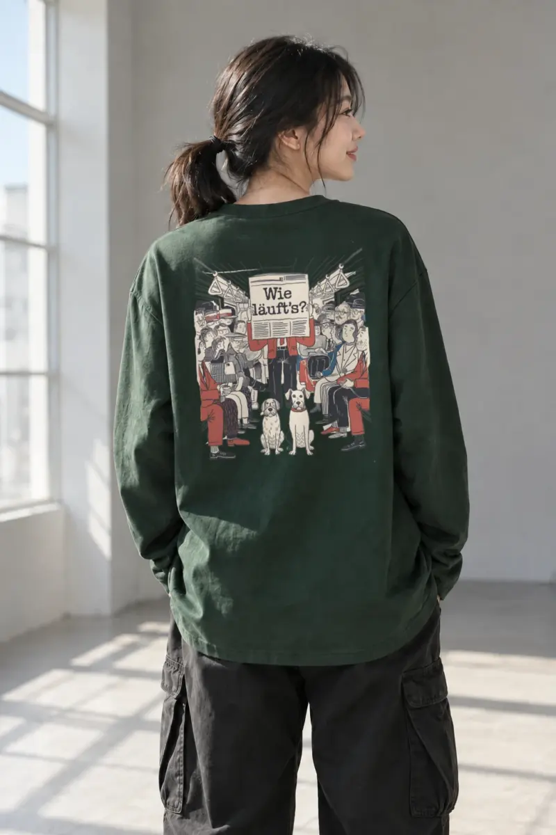 "Wie Läuft’s Subway" Unisex Longsleeve T-shirt | Gildan 2400