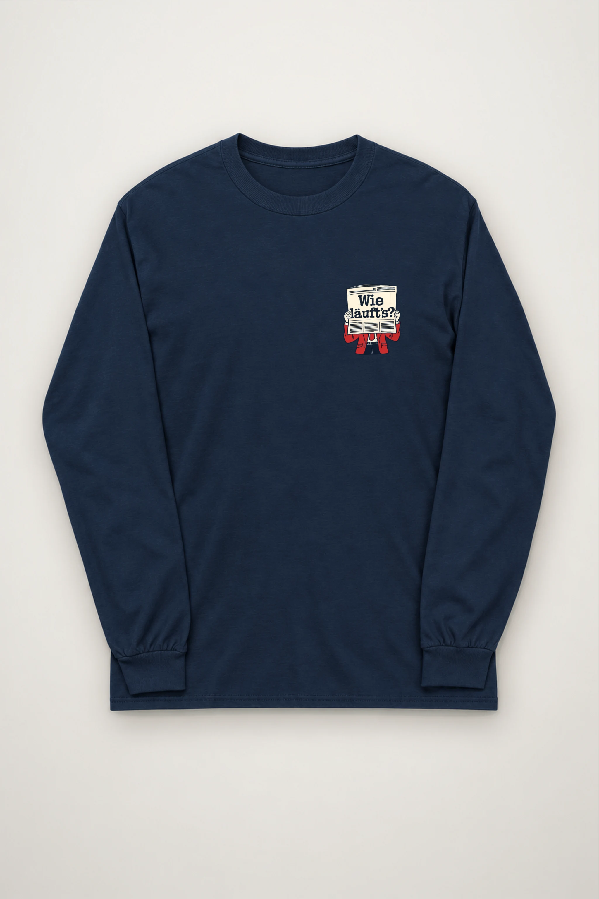"Wie Läuft’s Subway" Unisex Longsleeve T-shirt