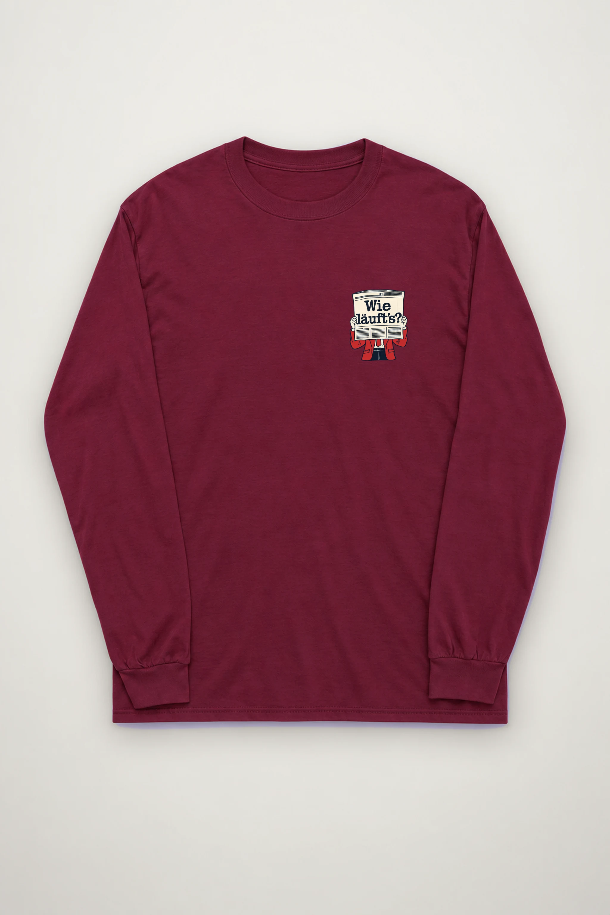 "Wie Läuft’s Subway" Unisex Longsleeve T-shirt