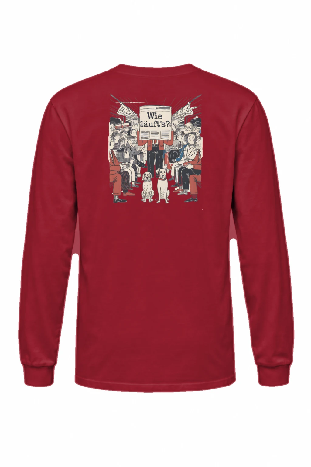 "Wie Läuft’s Subway" Unisex Longsleeve T-shirt | Gildan 2400